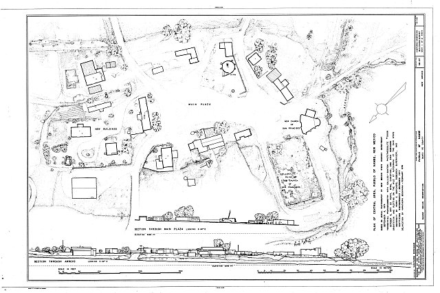 Plan of Central Area - Pueblo of Nambe, State Road 4 Vicinity, Nambe Pueblo, Santa Fe County, NM