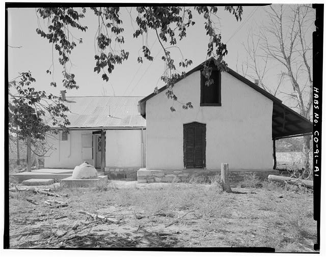 Eugene Rourke Ranch, Residence, 40 feet west of bunkhouse, Model, Las Animas County, CO