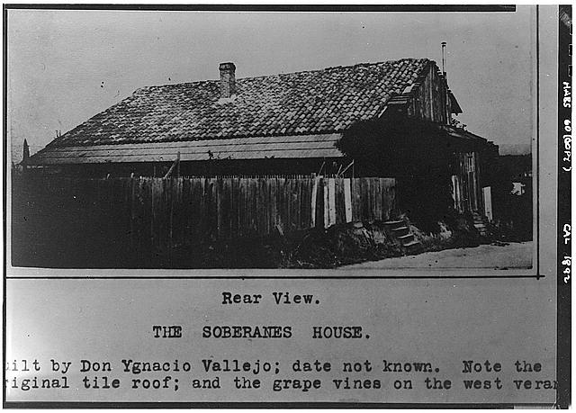 2.   Photo Copy: October 1960 WEST ELEVATION (Rear) - Soberanes Adobe, 336 Pacific Street, Monterey, Monterey County, CA